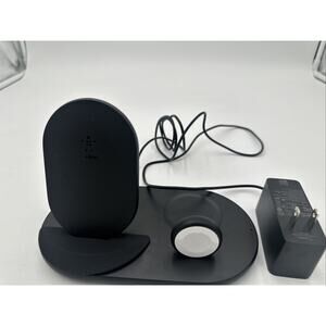 Belkin Boost up 3-in-1 Wireless Charging Dock iPhone/Apple Watch - Black USED